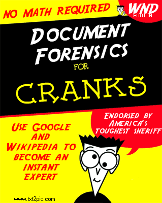 Document Forensics for Dummies