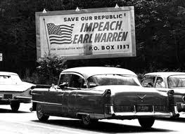 Impeach Earl Warren billboard