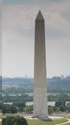 Photo of the pointed Washington Monument